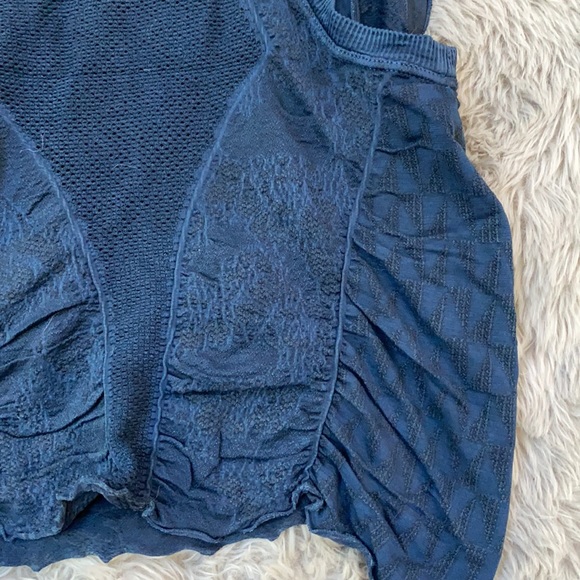 NEW🌺free people second love sleeveless flirty muscle mesh tee - Picture 3 of 16